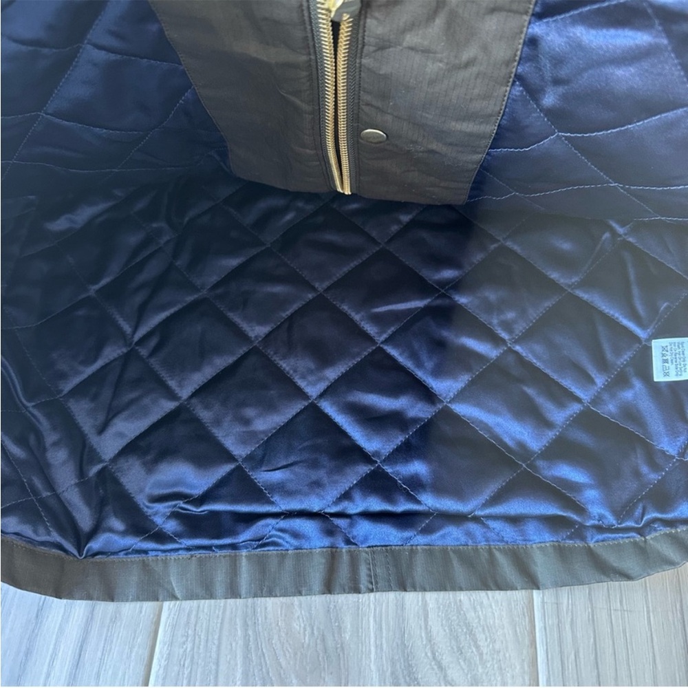 J. Crew Black Utility Jacket with Contrast Collar - Picture 7 of 15